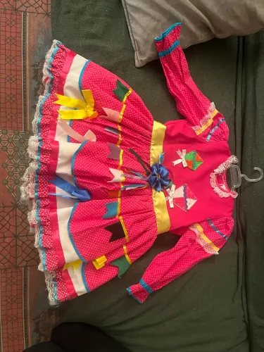 Vestido junino infantil 