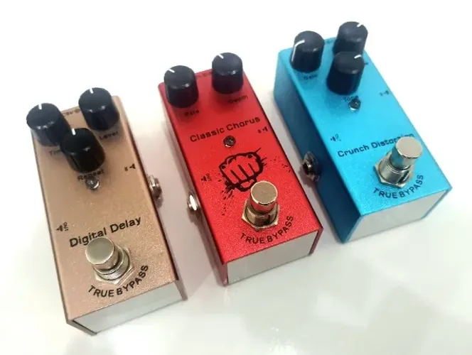 Pedais de Guitarra (Kit com 3 pedais) - Novo