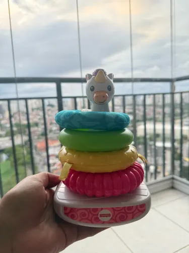 Pirâmide de Argola Unicórnio Fisher Price
