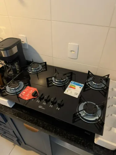 Fogão Cooktop Fischer 5 Bocas a Gás - Novo Nunca usado