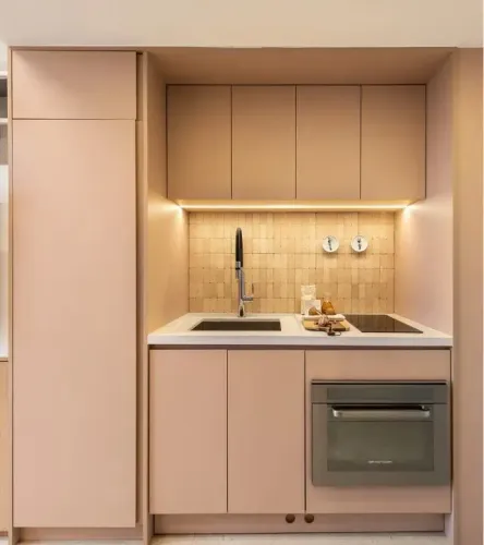 Cozinha planejada para studio