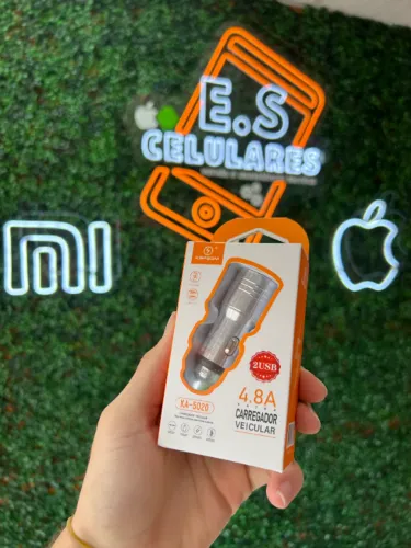 CARREGADOR VEICULAR 4.8A COM 2 ENTRADAS USB KAPBOM KA-5020