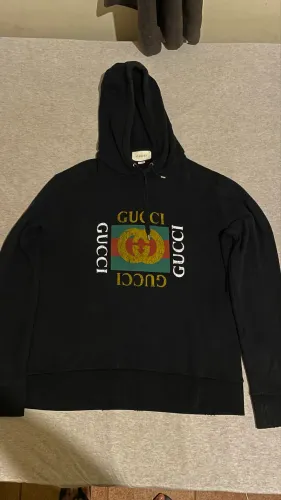 Moletom Gucci Original Logo Hoodie Tamanho L (G Brasil)