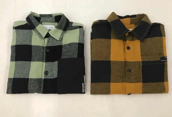 Kit 2 camisas de flanela zara kids menino