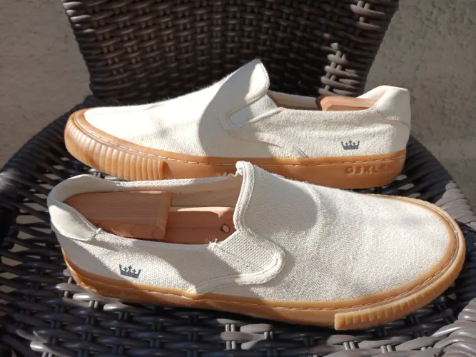 Oportunidade tênis Osklen Slip-On em tecido quase não usado tamanho 39