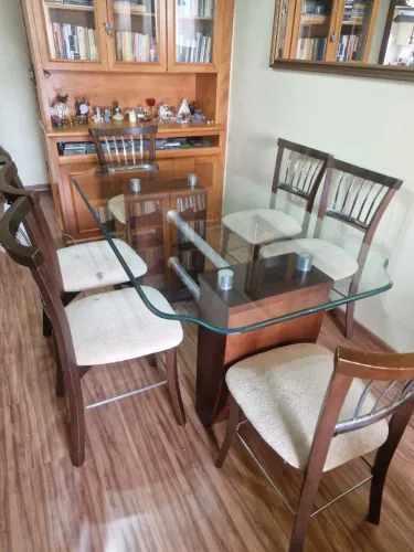 Mesa de Jantar 6 Cadeiras Retangular