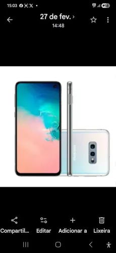 Sanssung, NOVO FE 5G 128GB CAIXA FECHADA