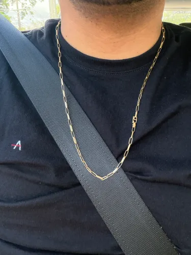 Cordão ouro 18k joia nova