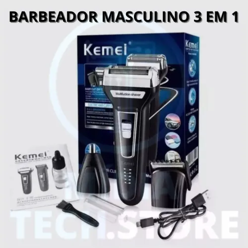Kemei KM-6558: O Toque Final para Seu Visual!