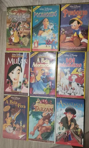 Fitas VHS Disney 