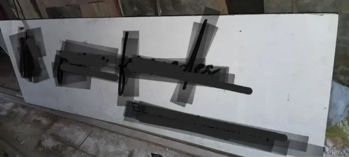 PLACA DE ACM - BRANCA