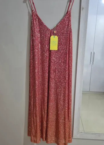 Vestido FARM paete por do sol ainda na etiqueta