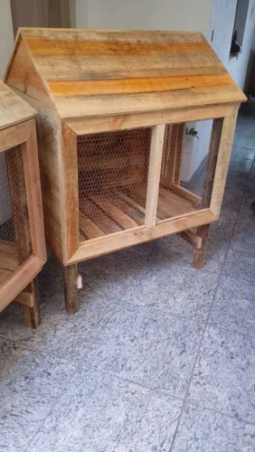 Viveiro para galinha e coelho 