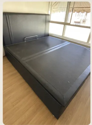 Cama King Baú Orthobom + Cabeceira 