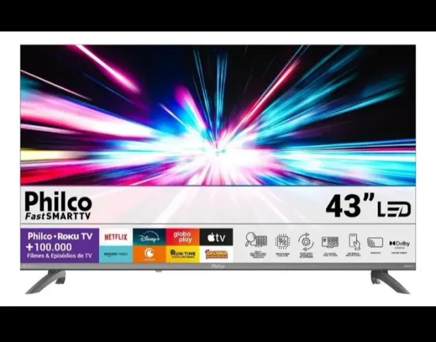 ZAP *91 Smartv 43 polegadas nova com uma linha na tela