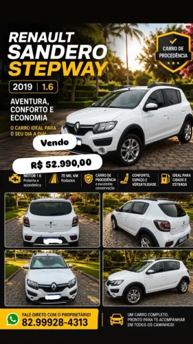 Renault Sandero Stepway Flex 1.6 16V 5P 2019