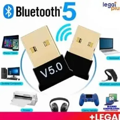 Adaptador Bluetooth 5.0 USB Transmissor Áudio Sem Fio para Notebook e Carros