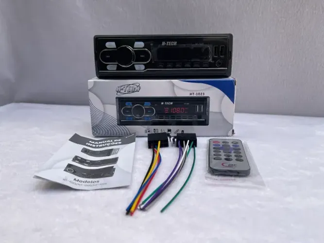 Som Automotivo H-Tech HT-1023 Bluetooth USB Rádio Lacrado