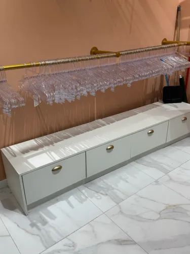 Lote 250 cabides acrilico transparente com pregador loja