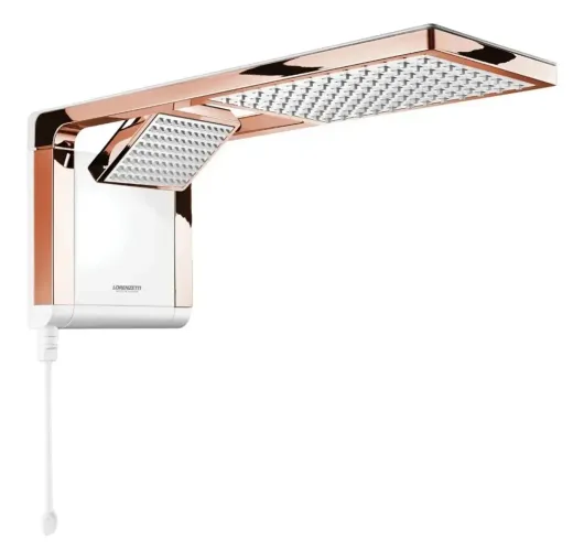 **? CHUVEIRO DE LUXO - ACABAMENTO ROSE GOLD / COBRE**