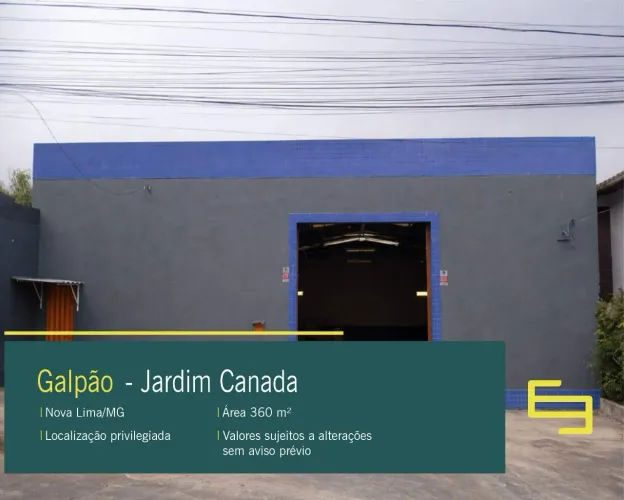 Galpão para alugar Jardim Canada em Nova Lima- MG