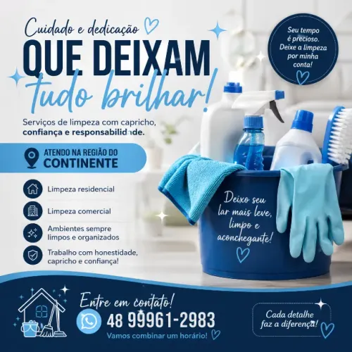 Faxina com Capricho e Confiança