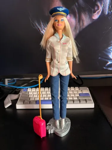 Barbie Piloto de Avião - Boneca Original