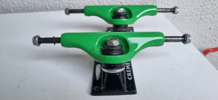 Truck skate 129mm Creme Zerado!