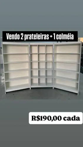 Estante Prateleira para loja (3 peças - R$ 190,00 cada)