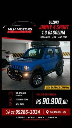 Suzuki Jimny 4sport/ 4work 1.3 16V 2019