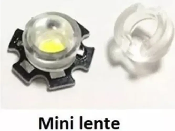 Lente 90 Graus Para Led De 1w 3w 5w 4 Unid.  Arduino Automação Robotica COD-CP309  