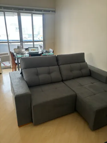 Sofá 3 lugares retrátil
