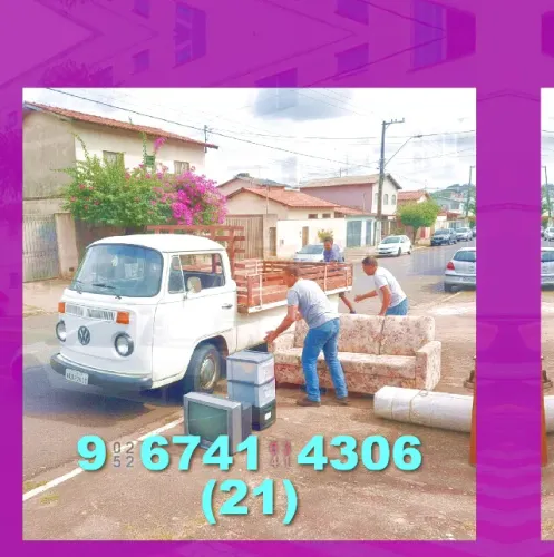 Frete e mudança para você! Transporte, segurança e agilidade no serviço!