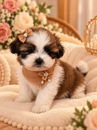 Parcelamos! Filhotes de Shih tzu fêmea 