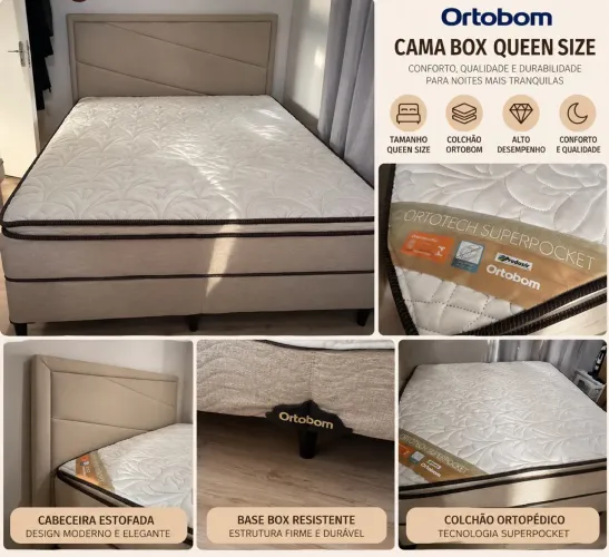 Promoção cama Queen Ortobom