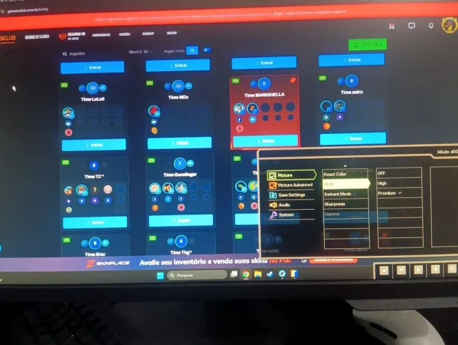 Monitor gamer profissional zowie benq 144hz