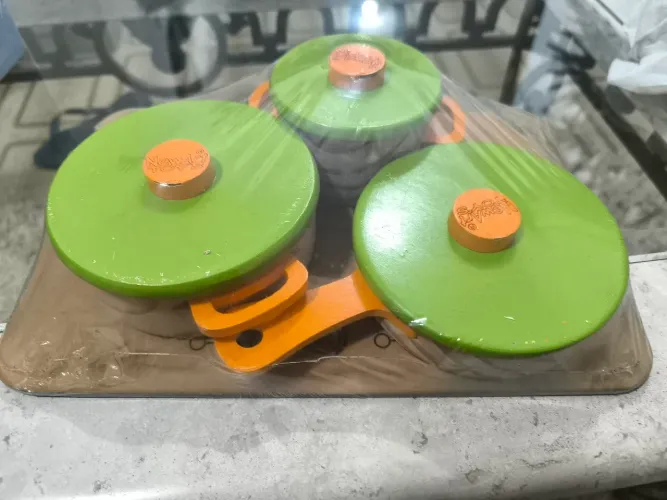 Brinquedo Madeira Conjunto de Panelas Cooktop