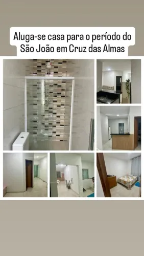 Alugam casa para o perito São João em Cruz das Almas