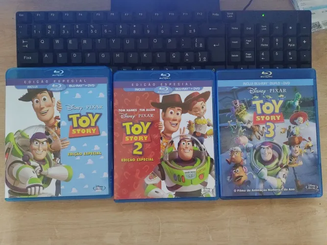 Coleção Toy Story 1, 2 e 3 - Edições com Blu-ray+ Dvd