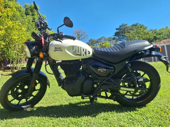 Hunter 350 Branca 2025/2026 - Único Dono - 1.300 km Estado de Zero