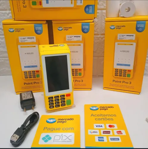 Chegou o mas novo modelo de máquina do mercado pago Point Pro 3