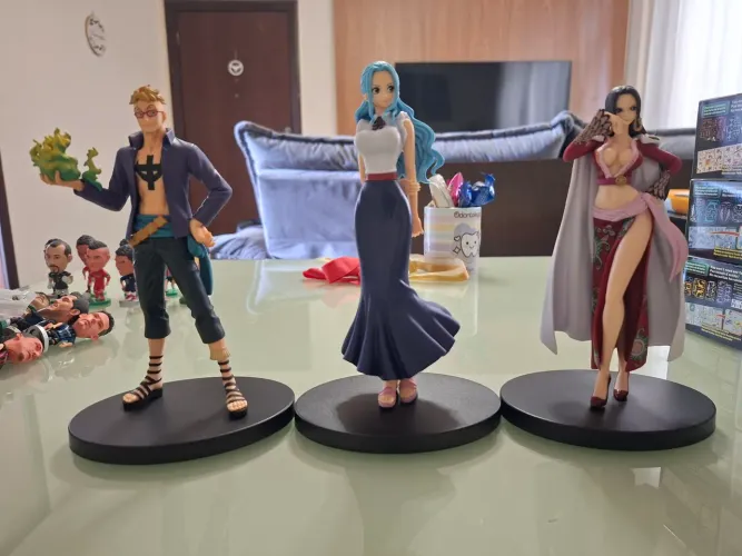 One piece the grandline men - marco, vivi nefertari e boa hancock preço unitario