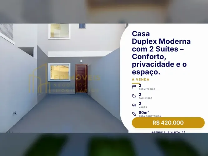 Não perca: Casa Duplex no São Francisco com 2 Suítes e localização estratégica!