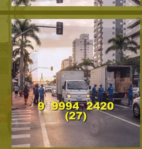 Frete rápido! Contato: 27?9?9994?2420 | Empresa Ls especializada em mudanças!