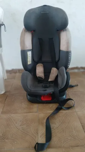 cadeirinha premium baby bege e preto prime