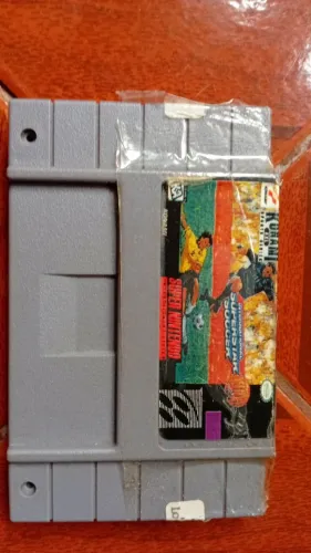 cartucho super nintendo international super star soccer