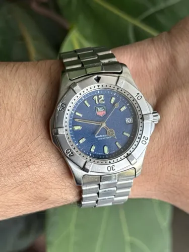 TAG HEUER PROFESSIONAL WK1113 - 38 mm MOSTRADOR AZUL