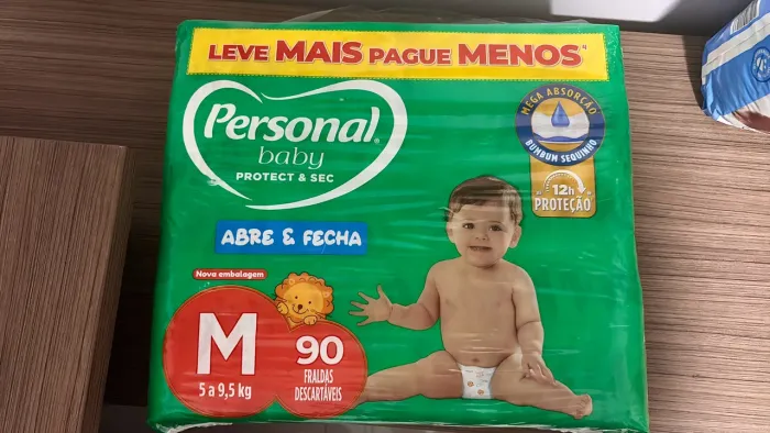 Fralda personal baby protect M 90u