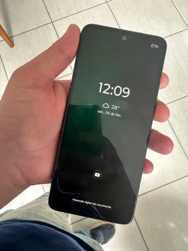 Celular moto G42 com 128 GB de memória 