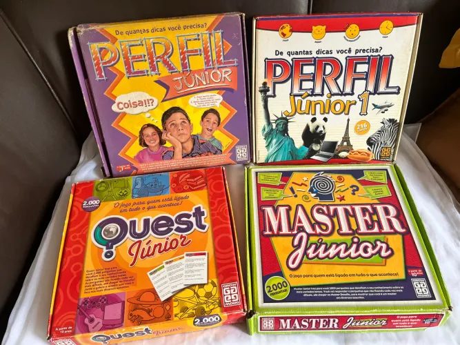 Jogos de tabuleiro de perguntas e respostas com precinho